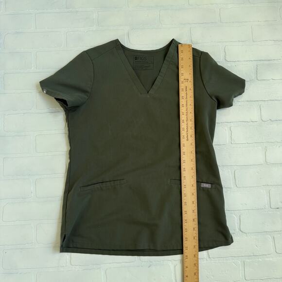 FIGS Technical Collection Women's Olive Green Top and Pants Set Multipocket sz S - Picture 6 of 11
